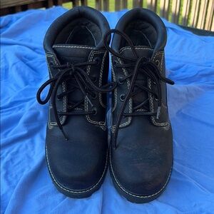 Women’s Black Lace-Up Boots